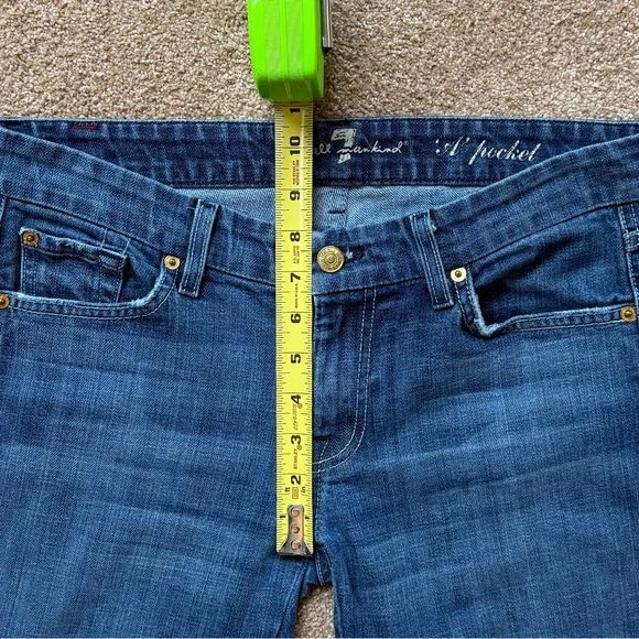7 For All Mankind A Pocket Bootcut Jeans Size 30 USA - Picture 7 of 13